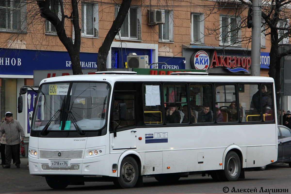 Voronezh region, PAZ-320412-05 "Vector" č. Х 318 ХУ 36