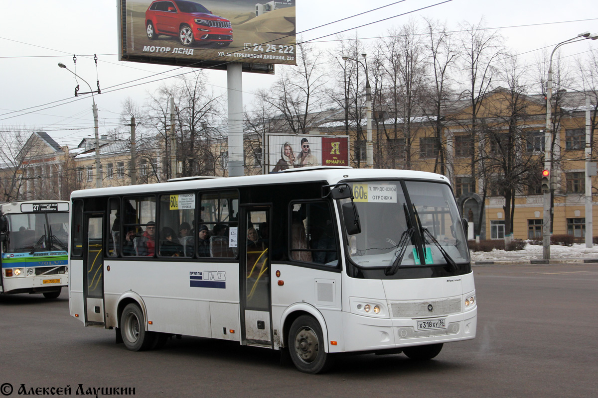 Voronezh region, PAZ-320412-05 "Vector" č. Х 318 ХУ 36