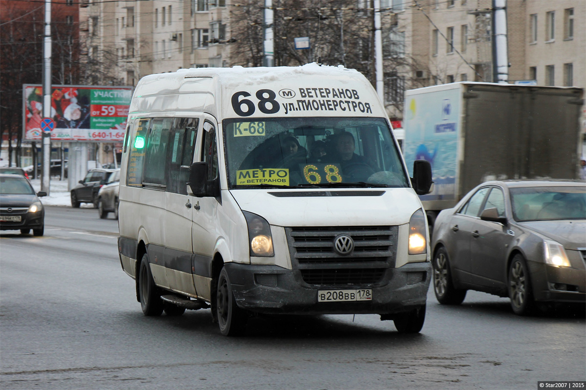 Санкт-Петербург, БТД-2219 (Volkswagen Crafter) № В 208 ВВ 178