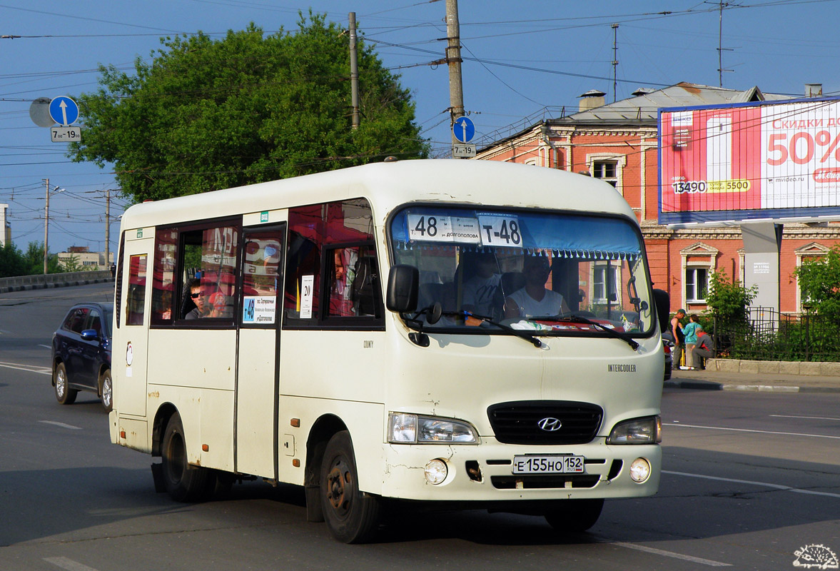 Nizhegorodskaya region, Hyundai County SWB (all TagAZ buses) # Е 155 НО 152
