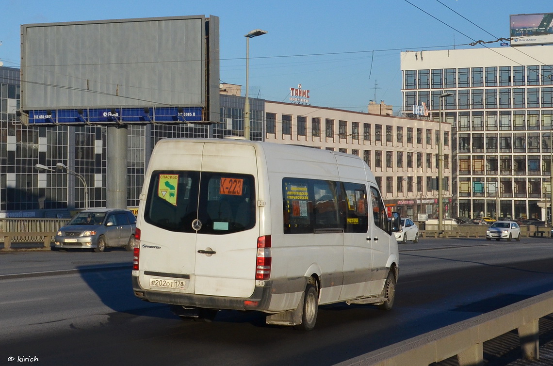 Sankt Petersburg, Luidor-22360C (MB Sprinter) Nr В 202 ОТ 178