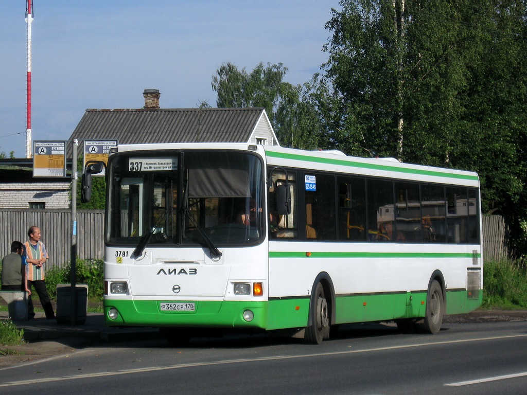 Санкт-Петербург, ЛиАЗ-5293.60 № 3791