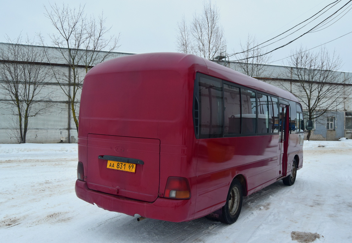 Тверская область, Hyundai County Super № АА 831 69 — Фото — Автобусный  транспорт