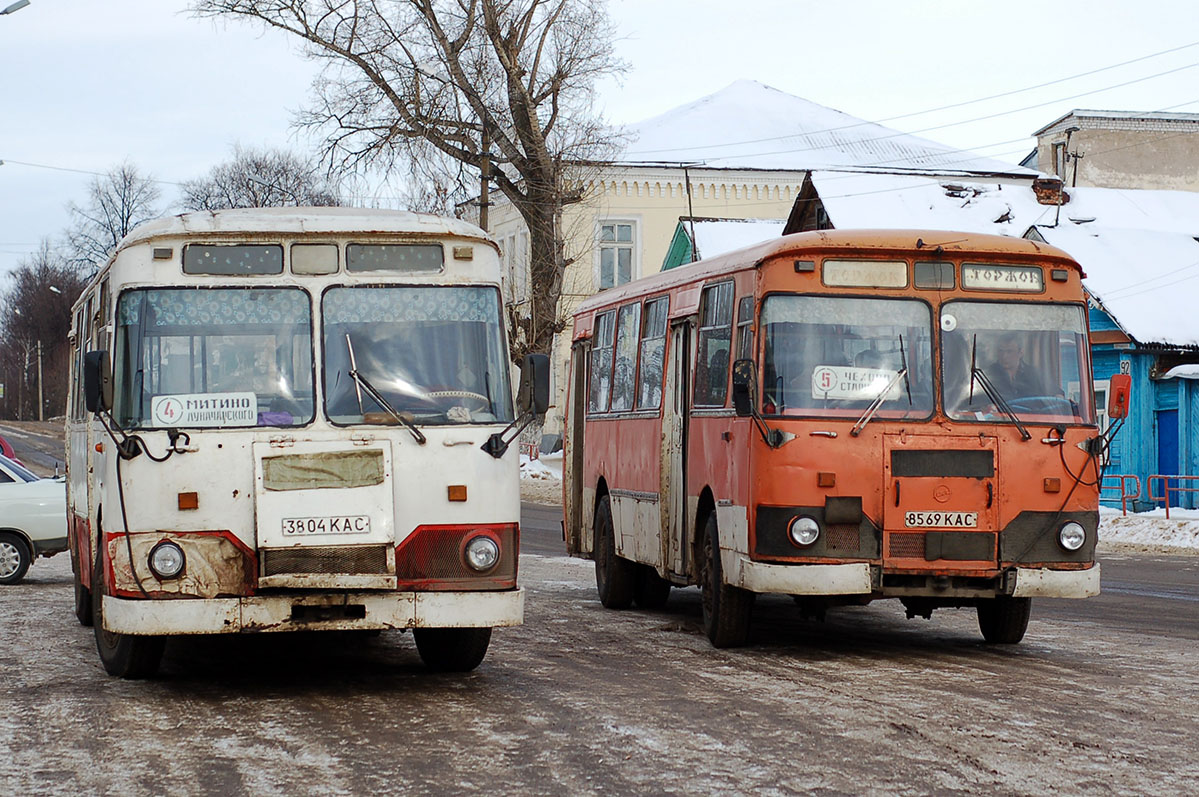 Тверская область, ЛиАЗ-677М № 3804 КАС; Тверская область, ЛиАЗ-677М № 8569 КАС; Тверская область — Разные фотографии