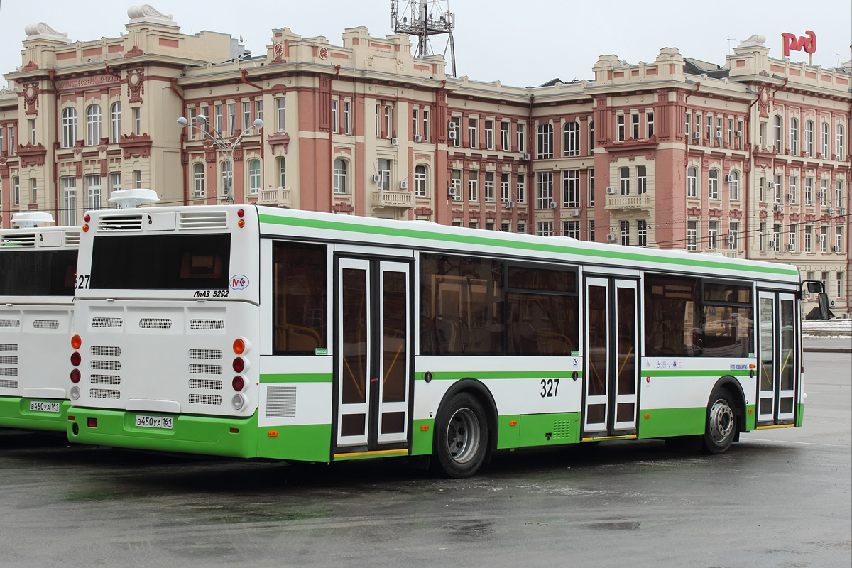 Rostov region, LiAZ-5292.60 № 327; Rostov region — Presentation of the new LiAZ-5292.60 buses