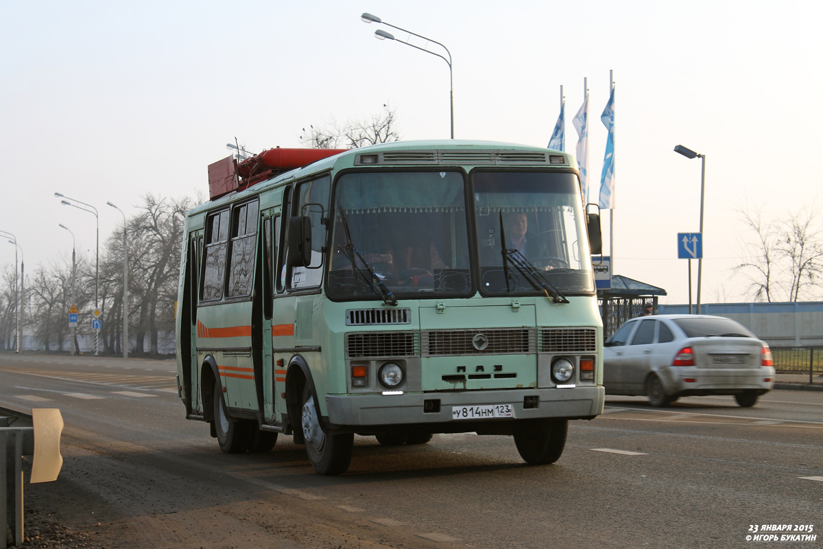 Краснодарский край, ПАЗ-32054 № У 814 НМ 123