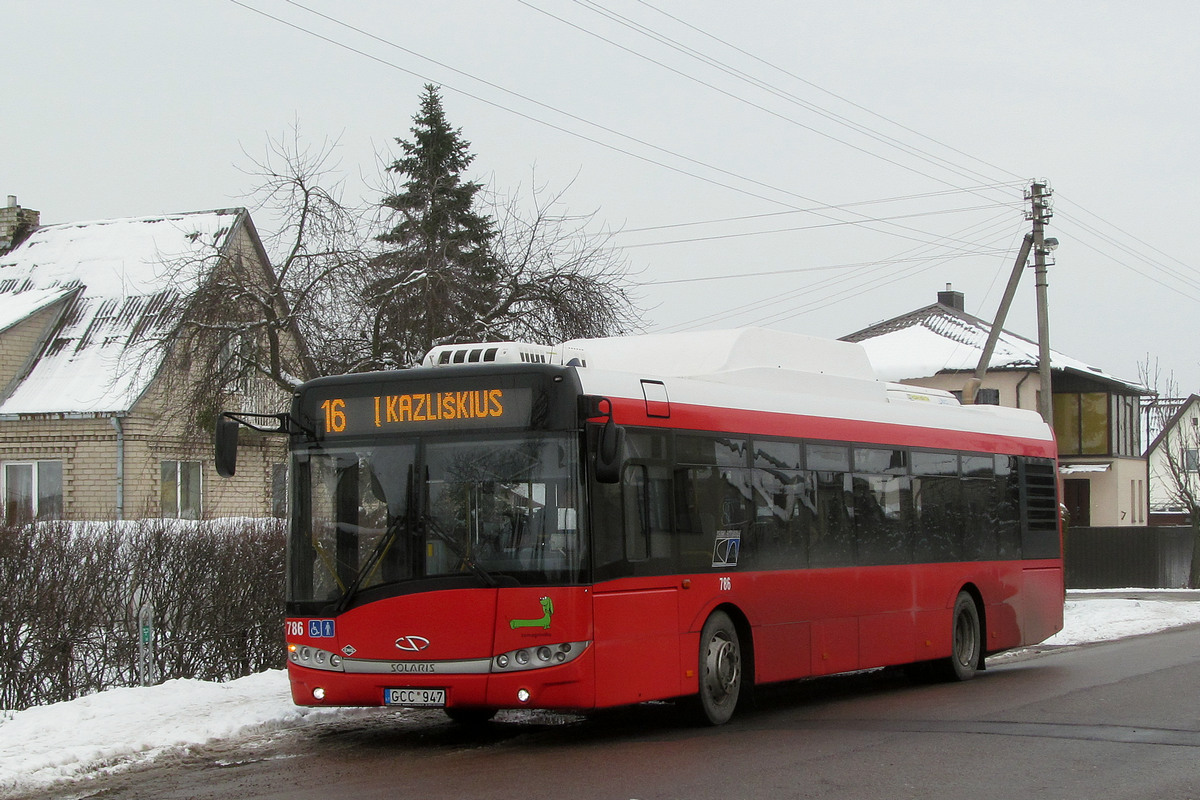 Литва, Solaris Urbino III 12 CNG № 786