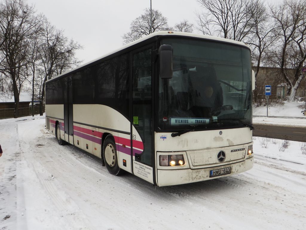 Литва, Mercedes-Benz O550 Integro № 63