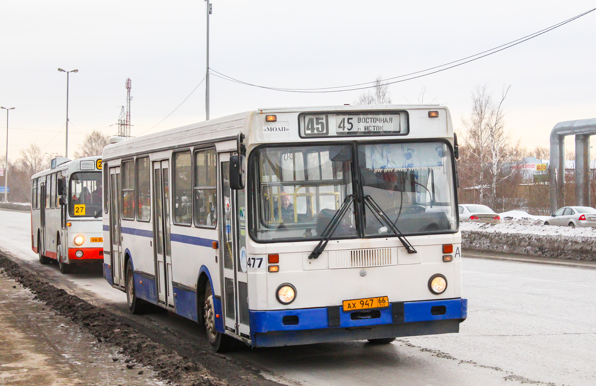 Свердловская область, ЛиАЗ-5256.40 № 477