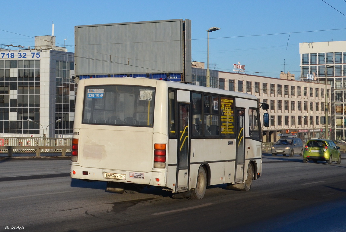 Санкт-Петербург, ПАЗ-320402-05 № 8864