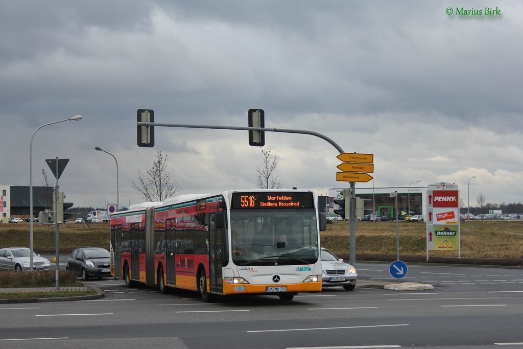 Гессен, Mercedes-Benz O530G Citaro facelift G № 392