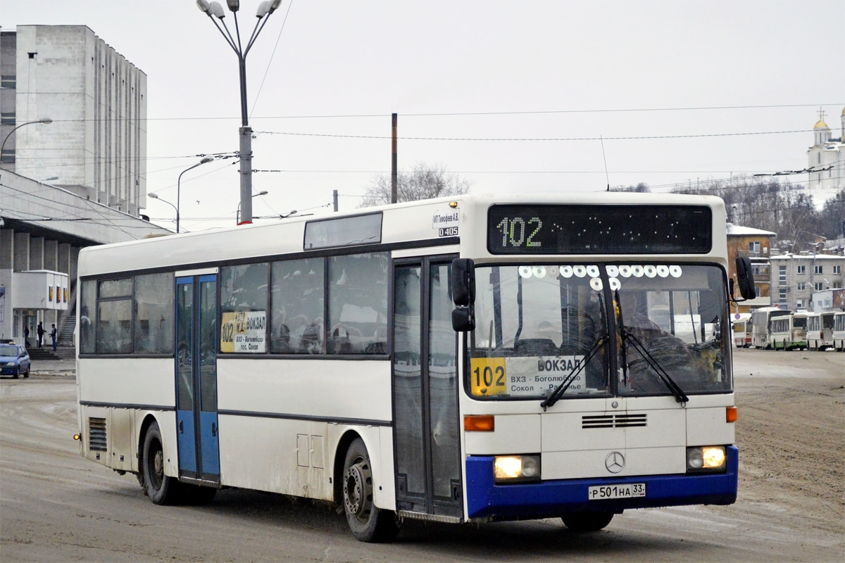 Vladimir region, Mercedes-Benz O405 Nr. Р 501 НА 33