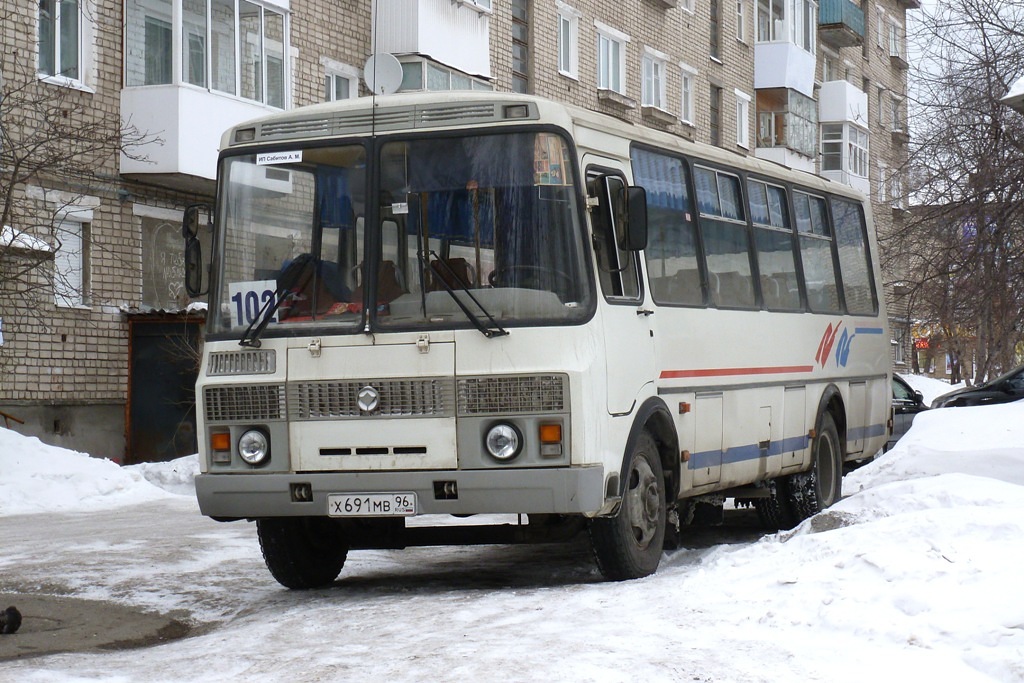 Свердловская область, ПАЗ-4234 № Х 691 МВ 96