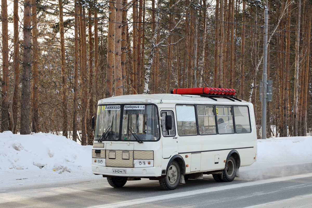 Томская область, ПАЗ-32054 № К 642 МК 70