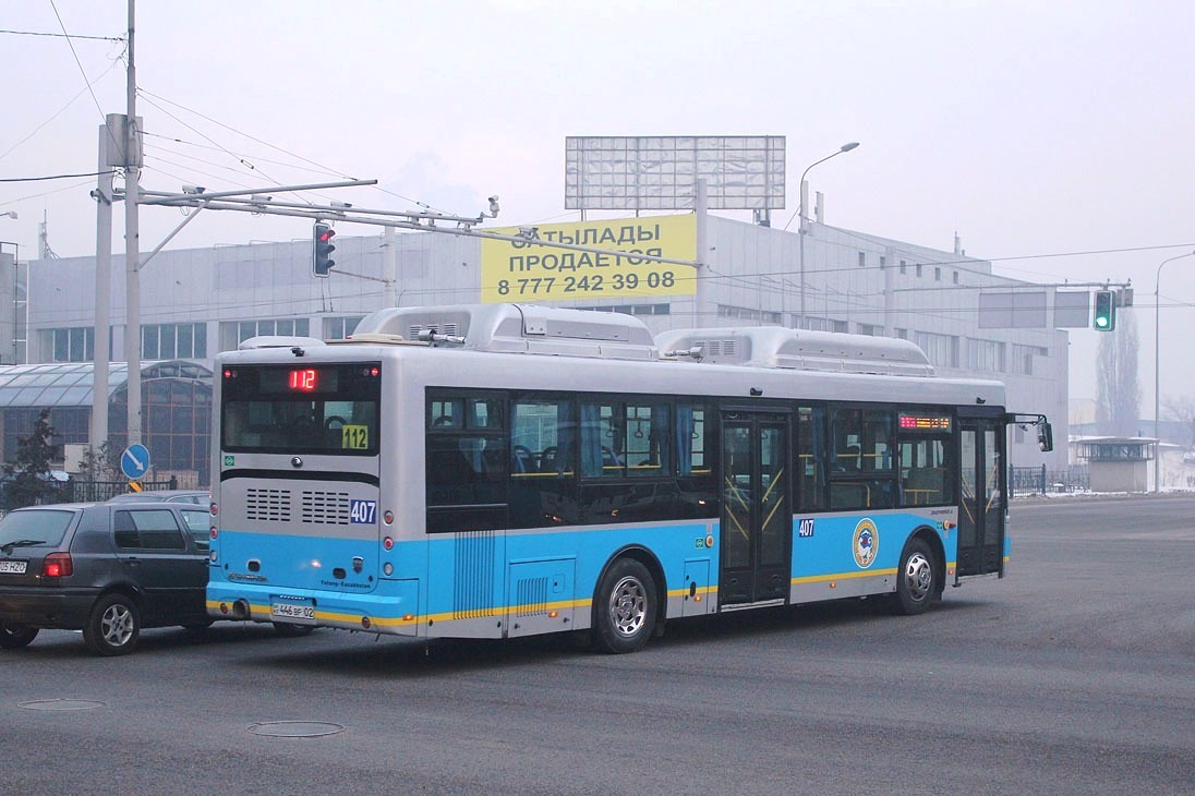 Almaty, Yutong ZK6118HGA Nr. 407