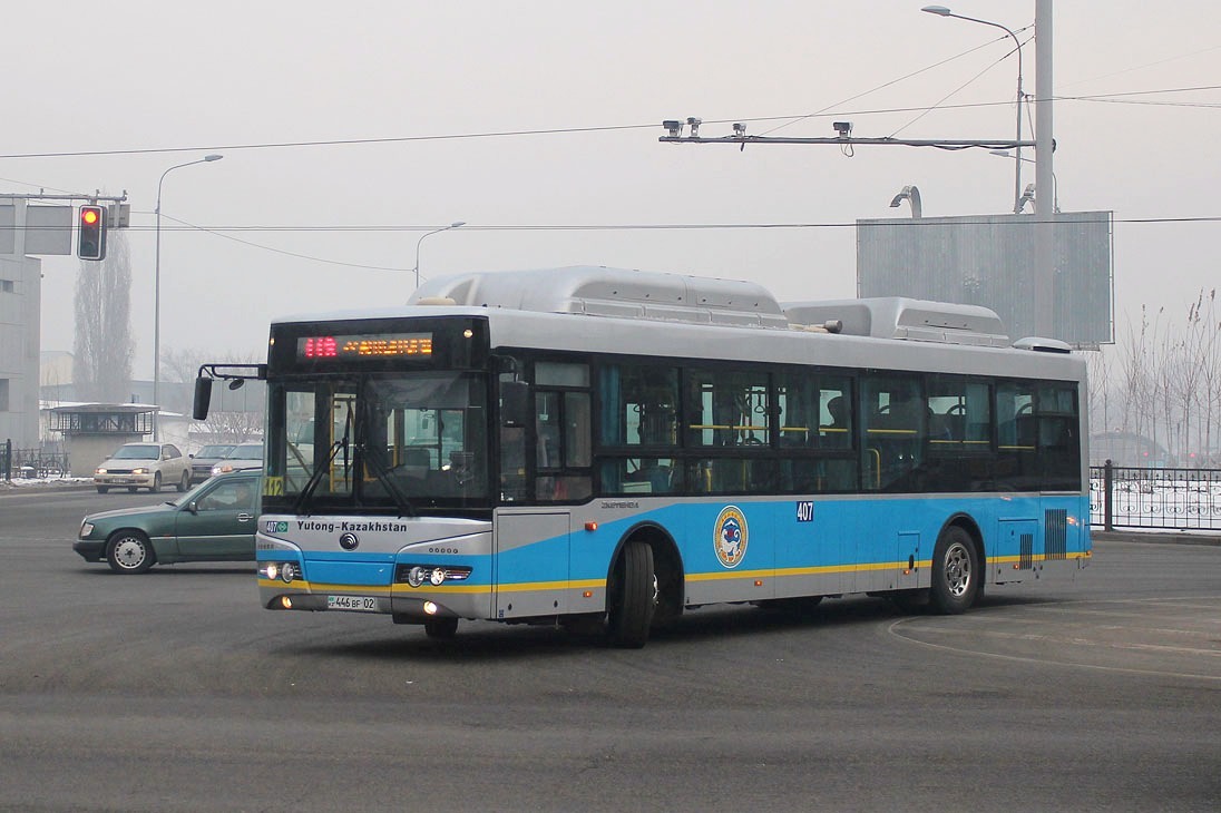 Алматы, Yutong ZK6118HGA № 407