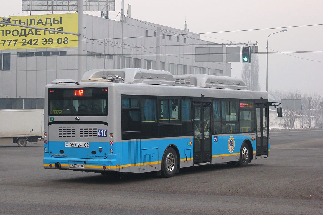 Алматы, Yutong ZK6118HGA № 410