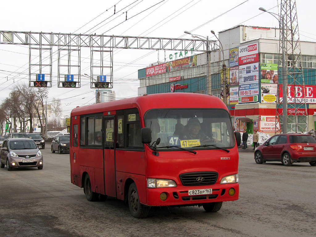 Самарская область, Hyundai County SWB C06 (ТагАЗ) № С 823 ВР 163