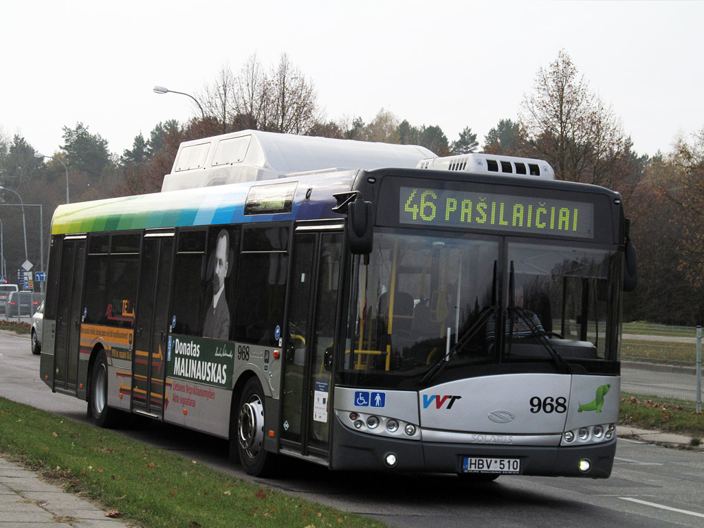 Литва, Solaris Urbino III 12 CNG № 968