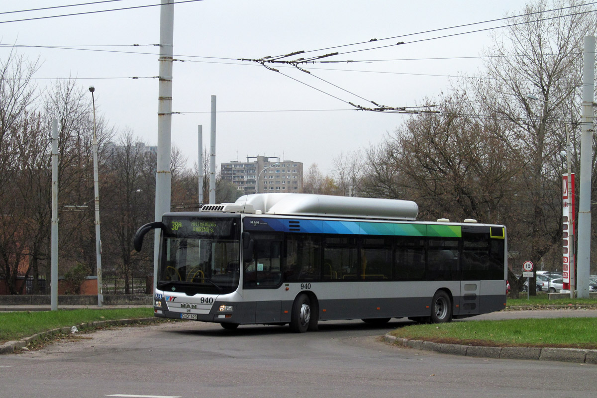 Литва, MAN A21 Lion's City NL273 CNG № 940