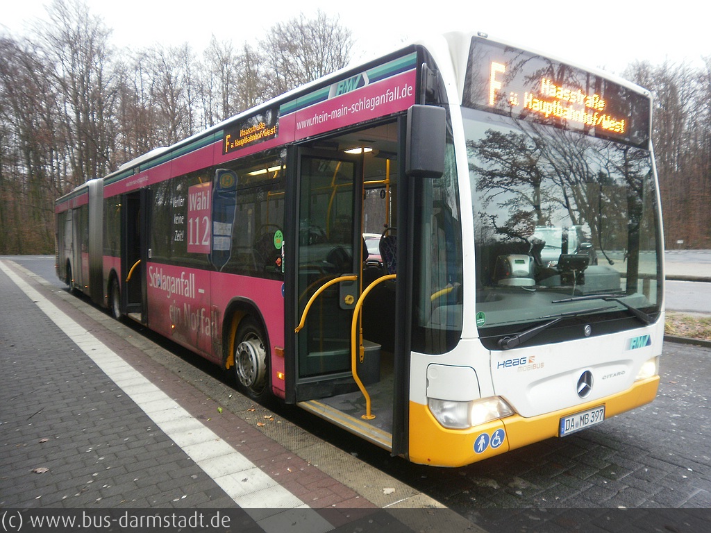 Гессен, Mercedes-Benz O530G Citaro facelift G № 397