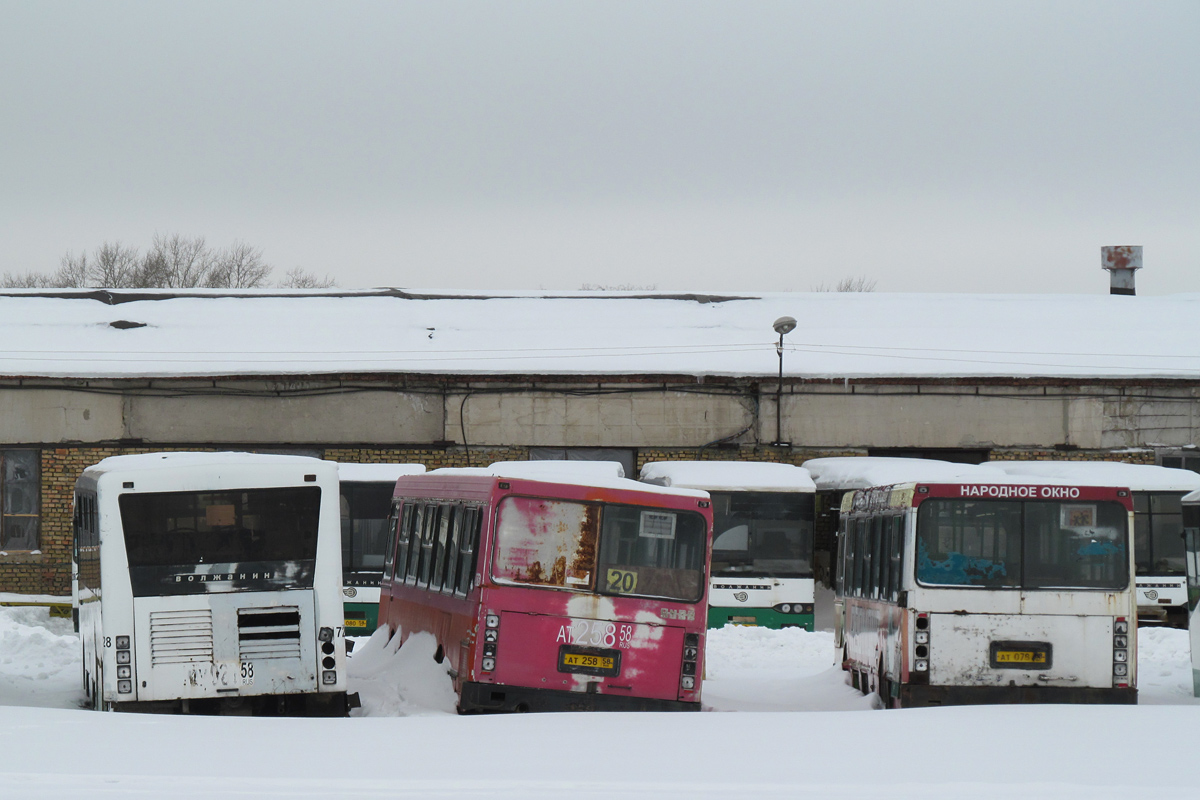 Penza region, Volzhanin-5270-10-04 Nr. 728; Penza region, LiAZ-5256.40 Nr. 3076; Penza region, LiAZ-5256.40 Nr. 800