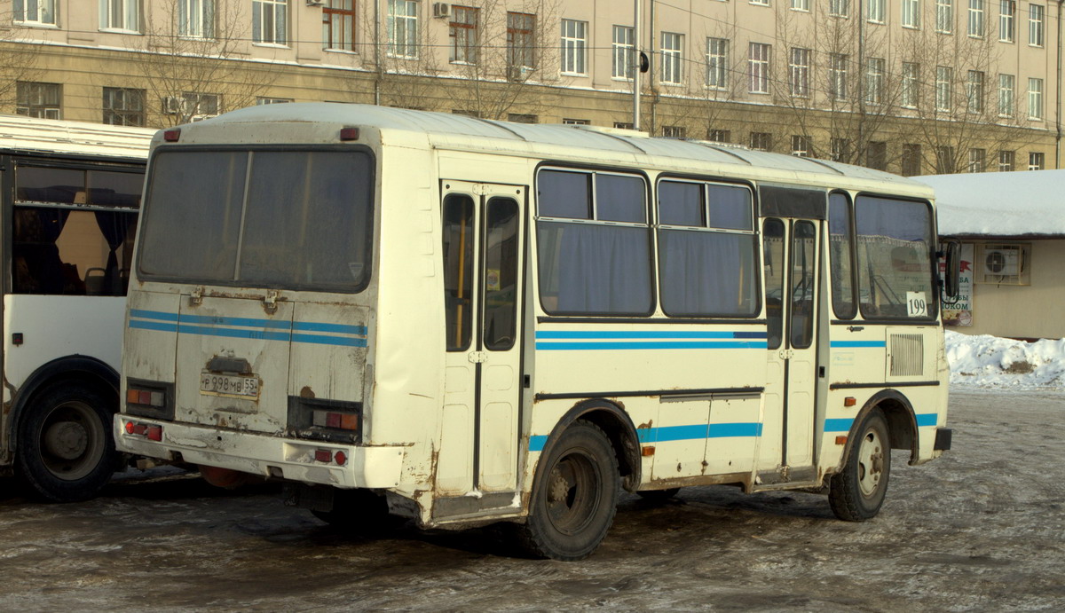 Омская область, ПАЗ-32054 № Р 998 МВ 55