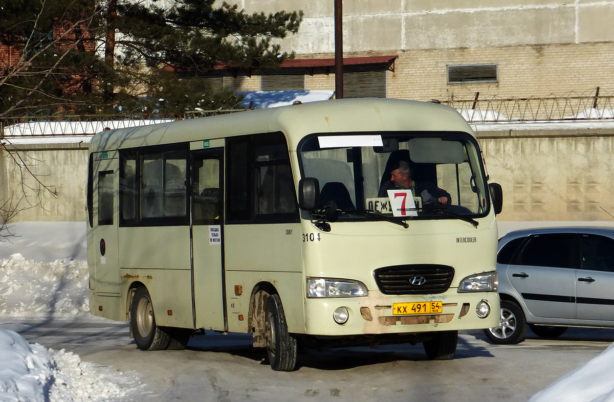 Новосибирская область, Hyundai County SWB C08 (РЗГА) № 3104