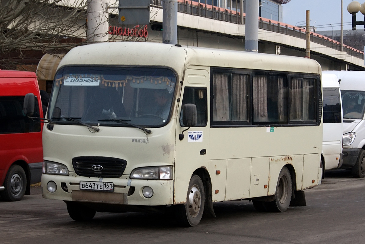 Ростовская область, Hyundai County SWB C08 (РЗГА) № В 643 ТЕ 161