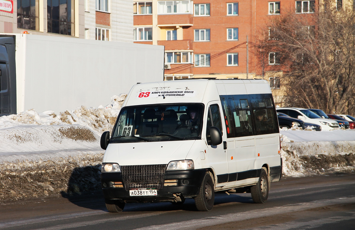 Новосибирская область, FIAT Ducato 244 CSMMC-RLL, -RTL № А 038 ТТ 154