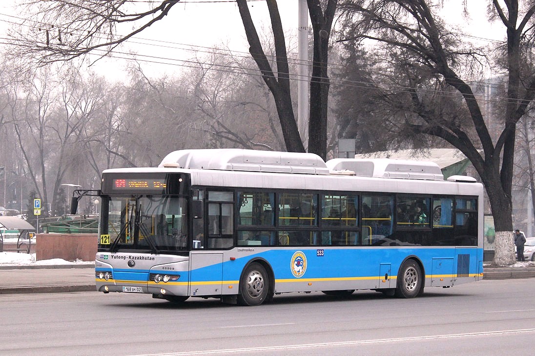 Алматы, Yutong ZK6118HGA № 533