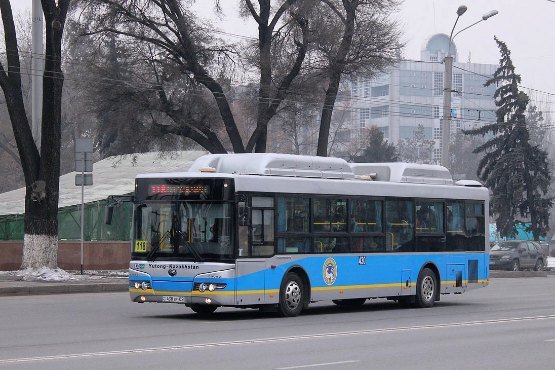 Алматы, Yutong ZK6118HGA № 430