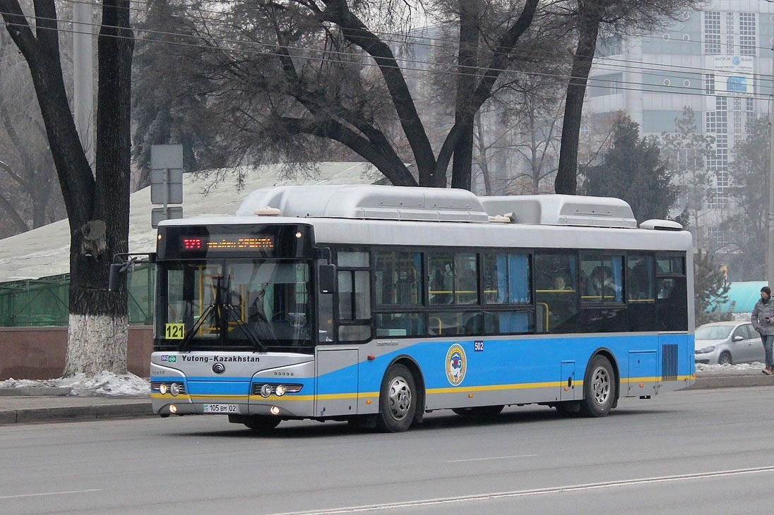 Алматы, Yutong ZK6118HGA № 502