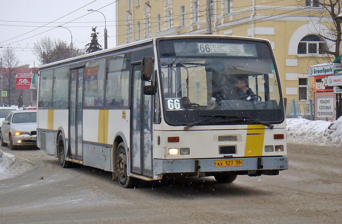 Пензенская область, Van Hool A600 № АХ 127 58