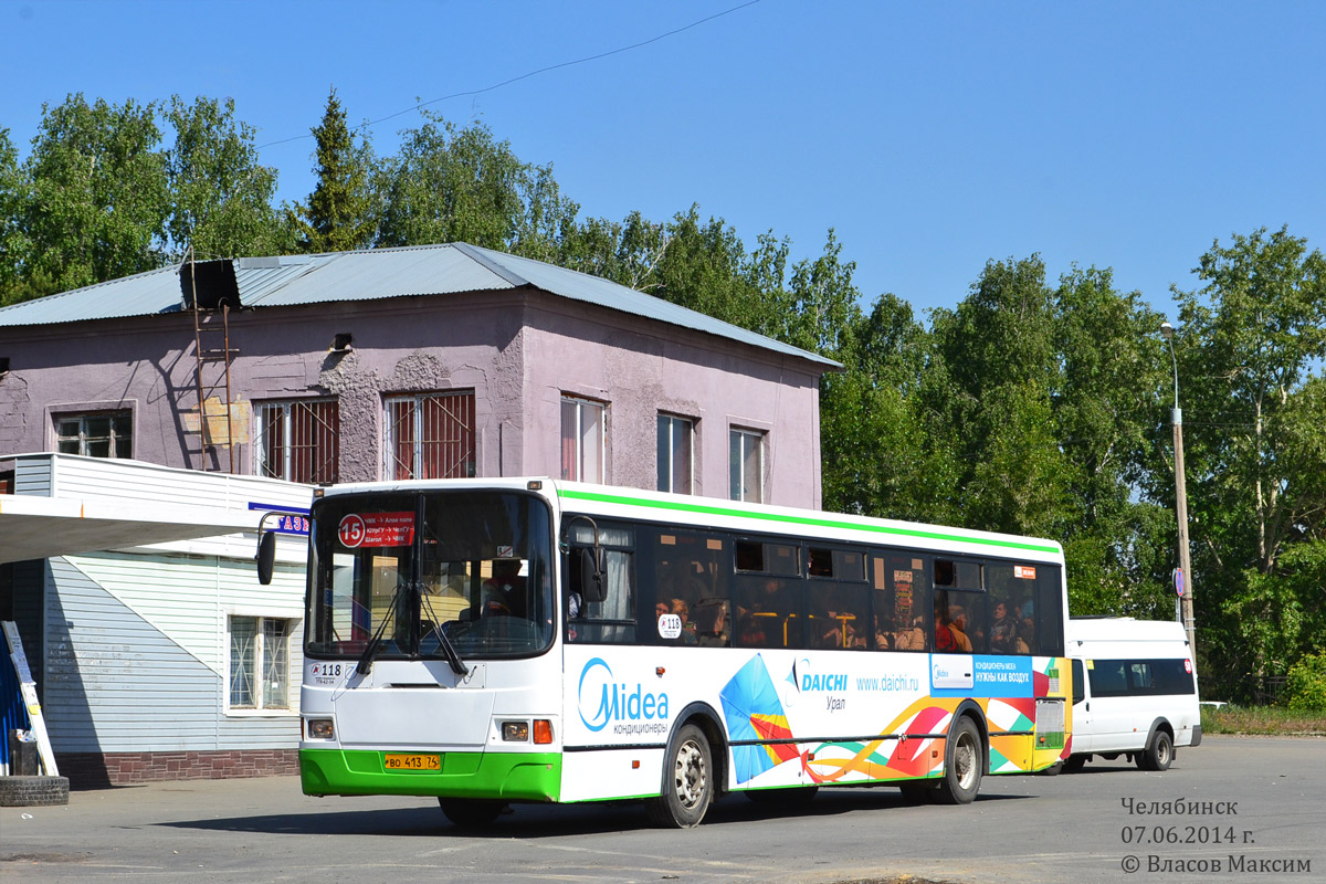 Chelyabinsk region, LiAZ-5256.53 № 118