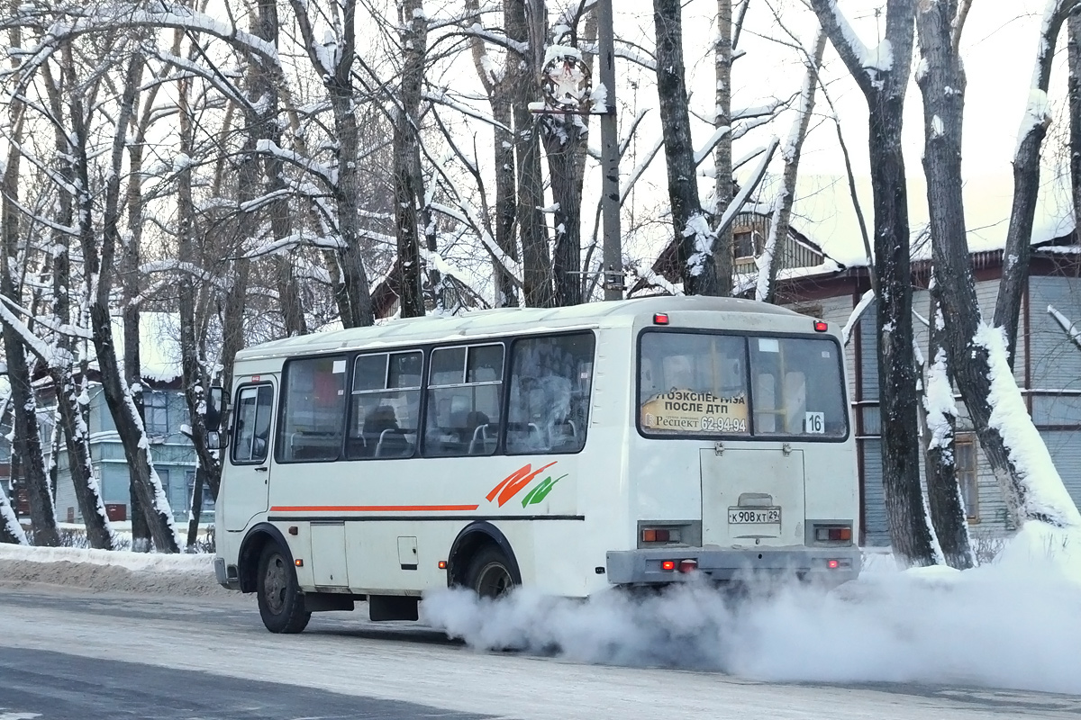 Архангельская область, ПАЗ-32054 № К 908 ХТ 29