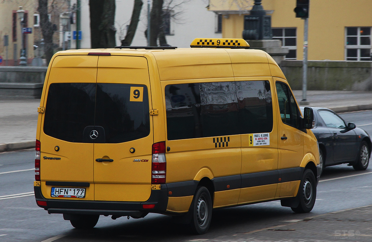 Литва, Mercedes-Benz Sprinter W906 313CDI № HFN 177