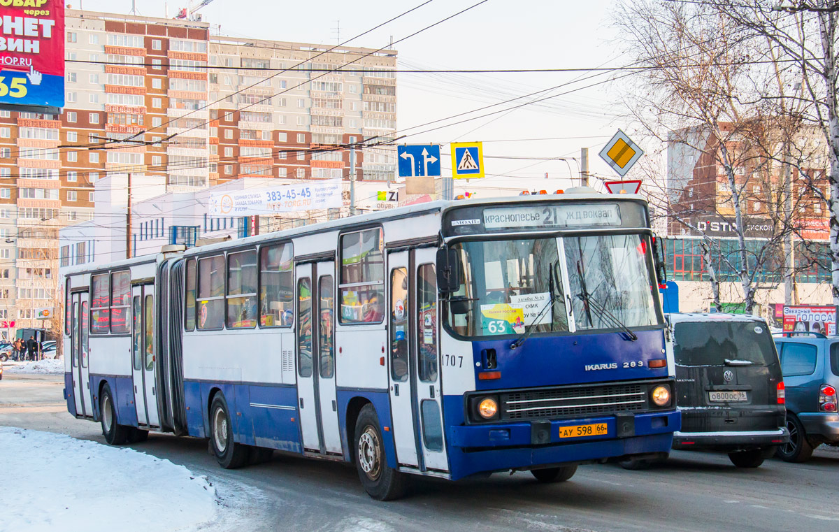 Sverdlovsk region, Ikarus 283.10 Nr. 1707