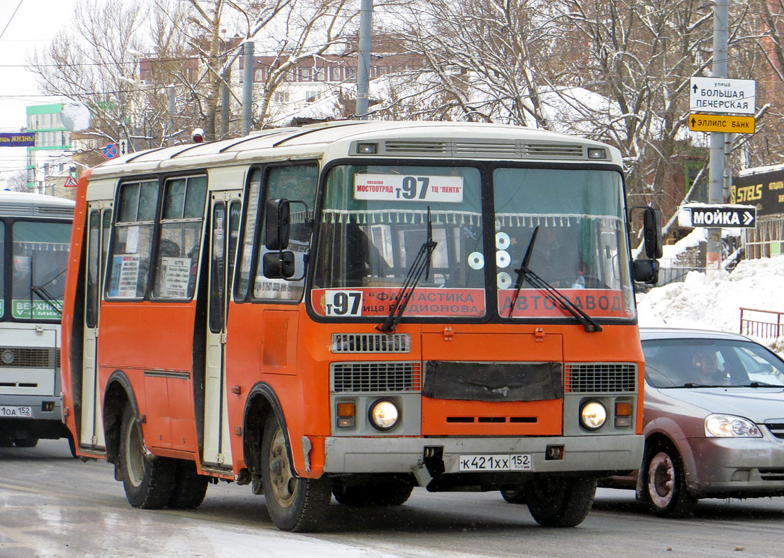 Нижегородская область, ПАЗ-32054 № К 421 ХХ 152