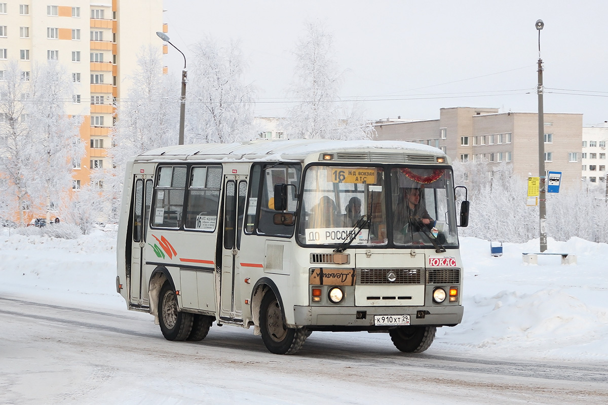 Архангельская область, ПАЗ-32054 № К 910 ХТ 29