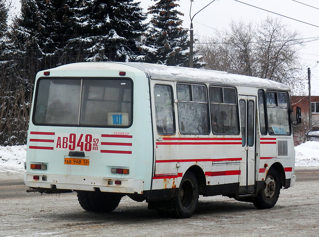 Нижегородская область, ПАЗ-3205 (00) № АВ 948 52