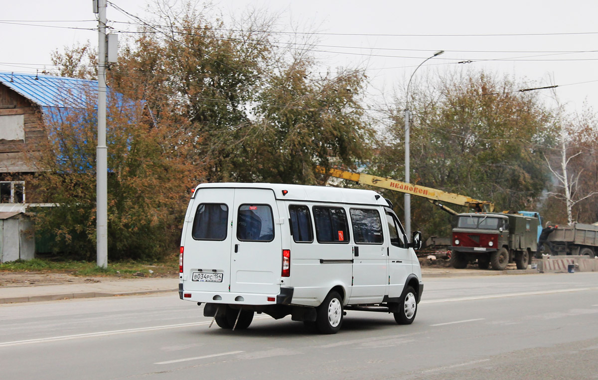 Новосибирская область, ГАЗ-322132 (XTH, X96) № В 034 РС 154