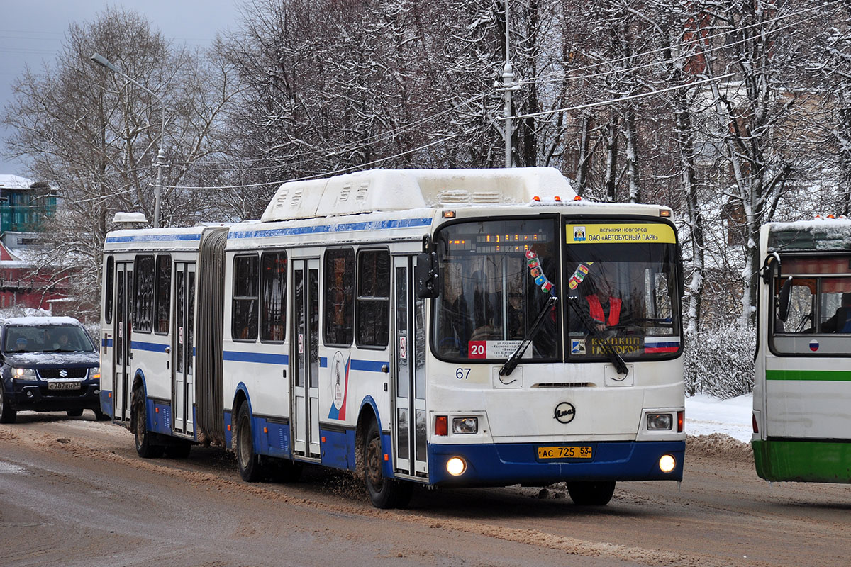 Новгородская область, ЛиАЗ-6212.70 № 67