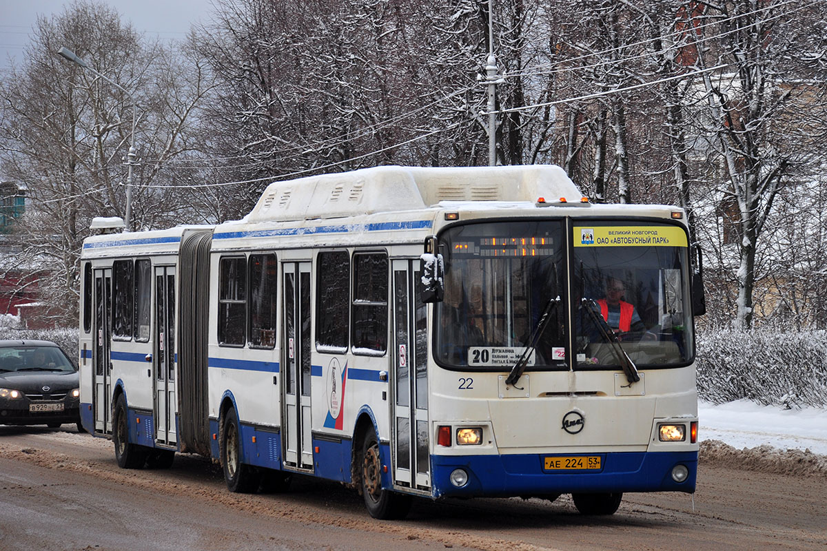 Новгородская область, ЛиАЗ-6212.70 № 22