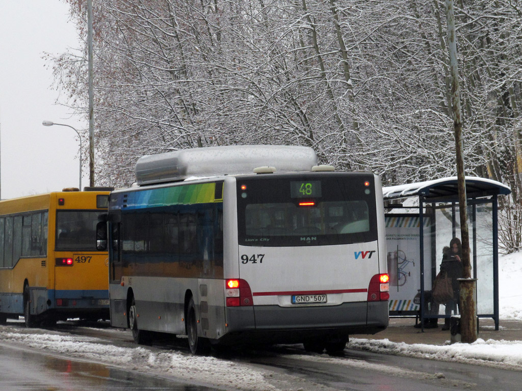 Литва, MAN A21 Lion's City NL273 CNG № 947