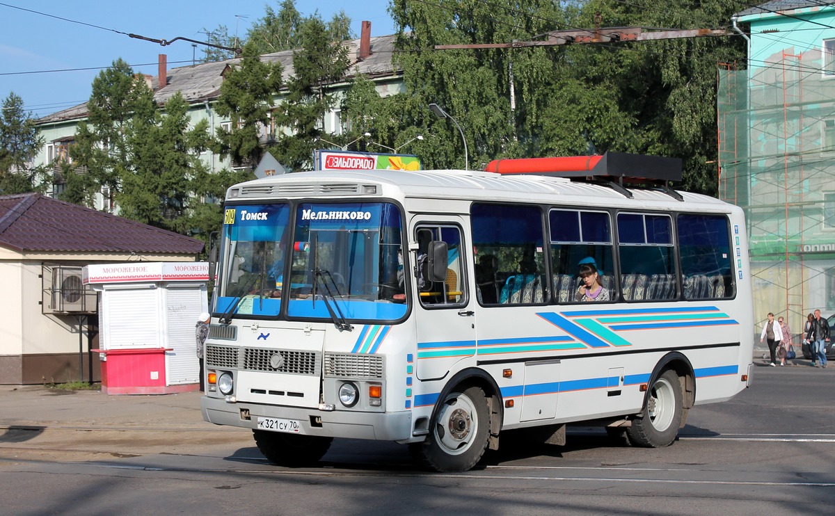 Томская область, ПАЗ-32053 № К 321 СУ 70