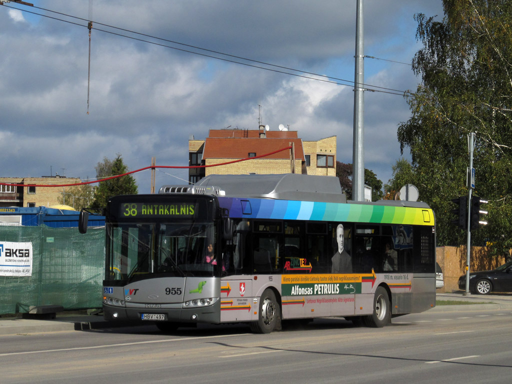 Литва, Solaris Urbino III 12 CNG № 955