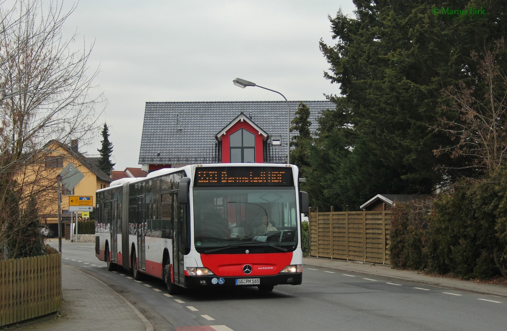 Гессен, Mercedes-Benz O530G Citaro facelift G № GG-PM 165