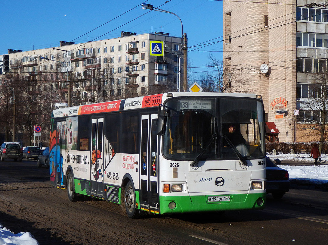 Санкт-Петербург, ЛиАЗ-5293.60 № 3626