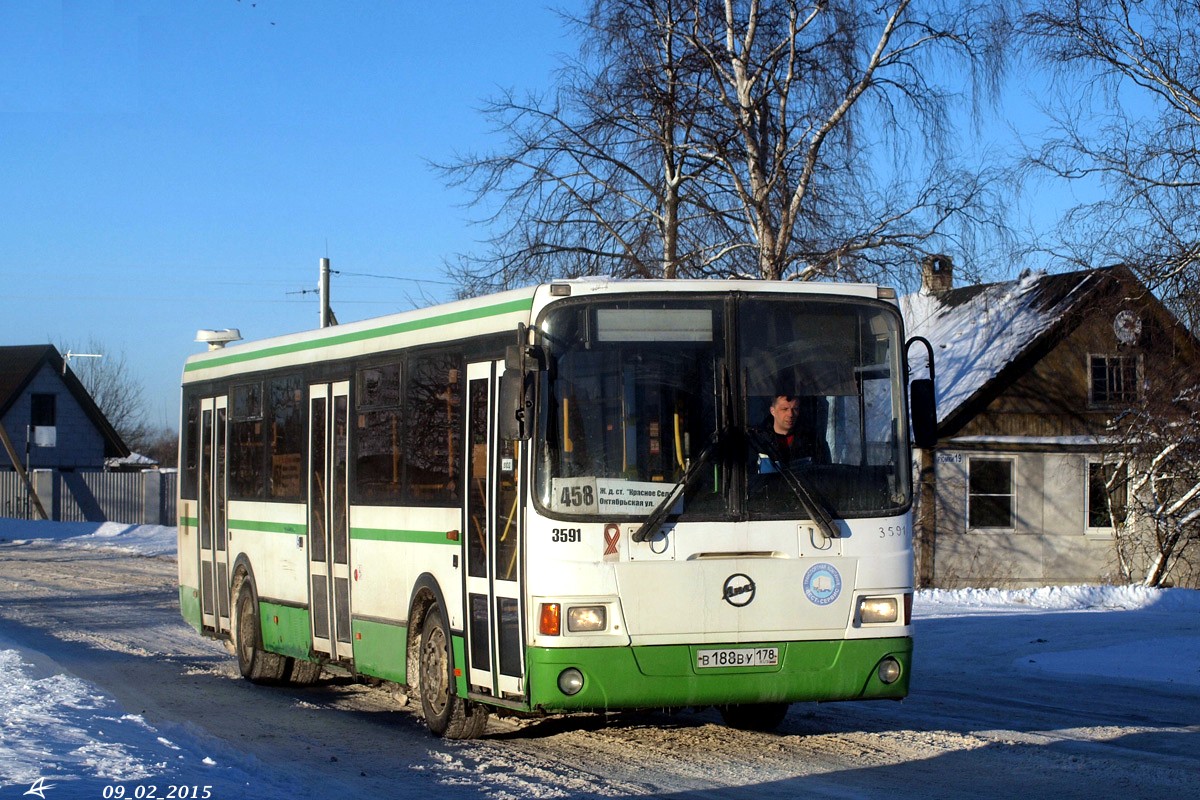 Санкт-Петербург, ЛиАЗ-5293.53 № 3591